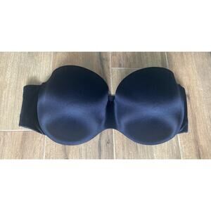 Maidenform Strapless Black Bra 40D
